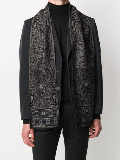 Etro paisley-jacquard scarf outlook