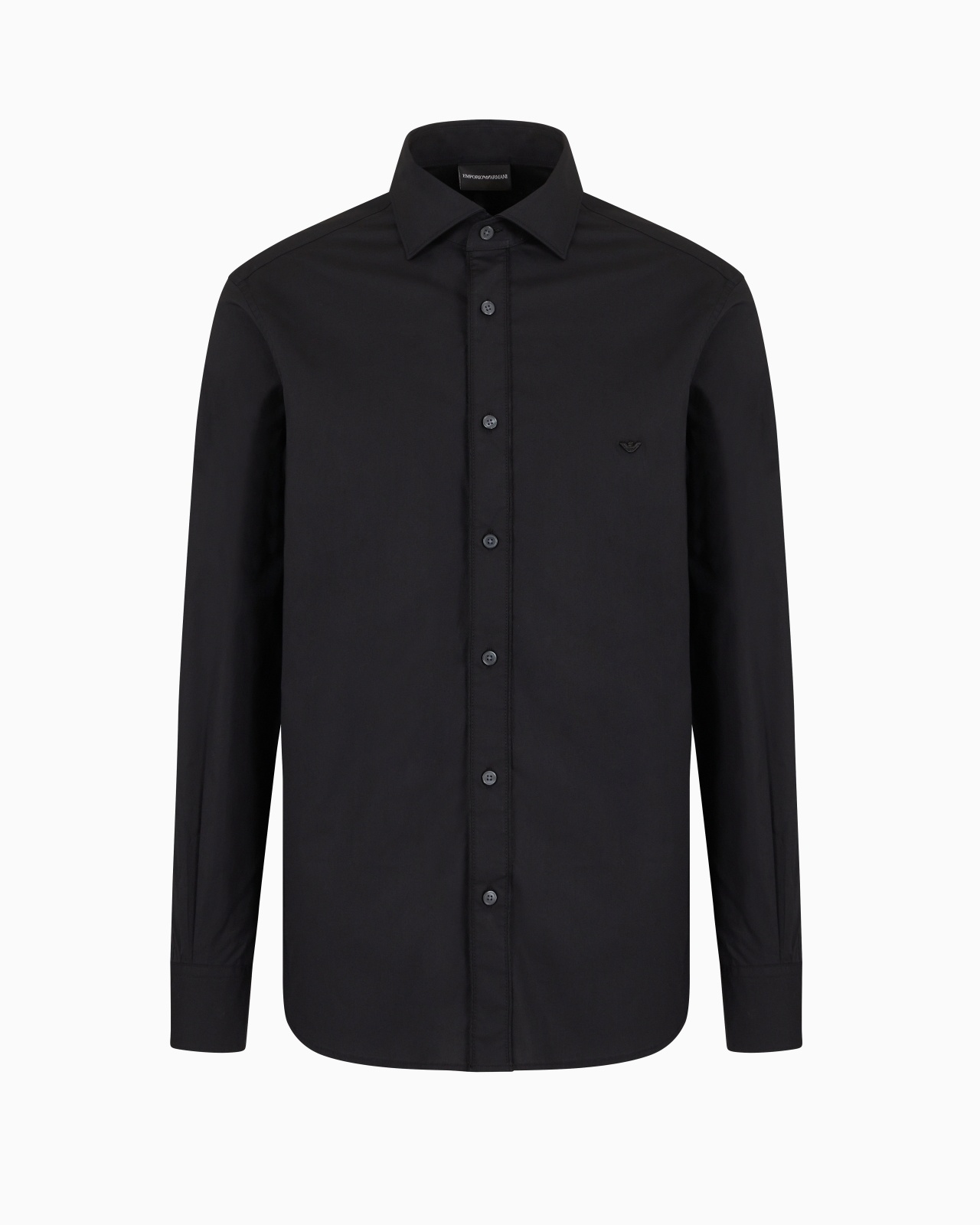 PIMA CANVAS SHIRT WITH PIPED PLACKET - 1