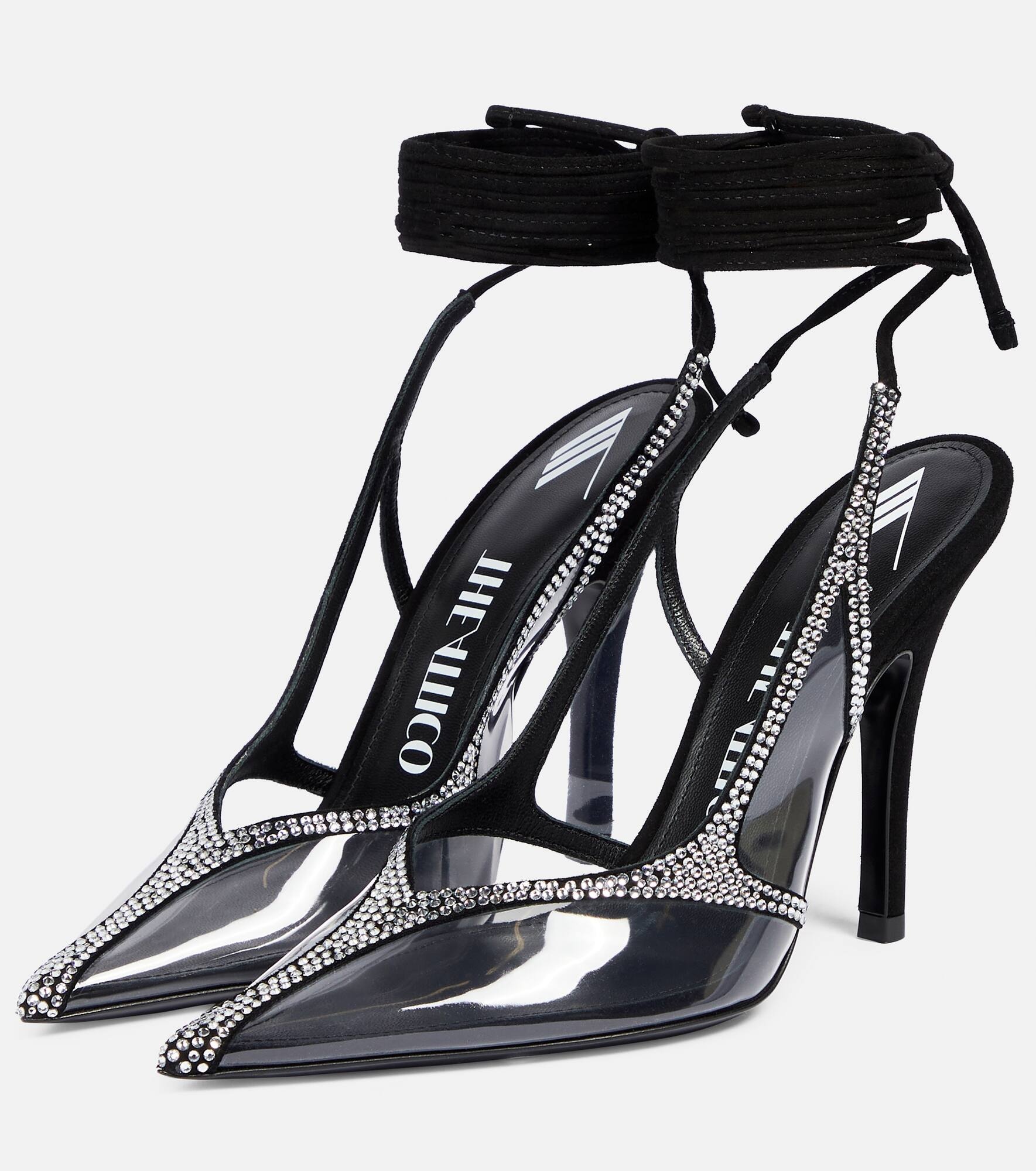 Venus crystal-embellished pumps - 5