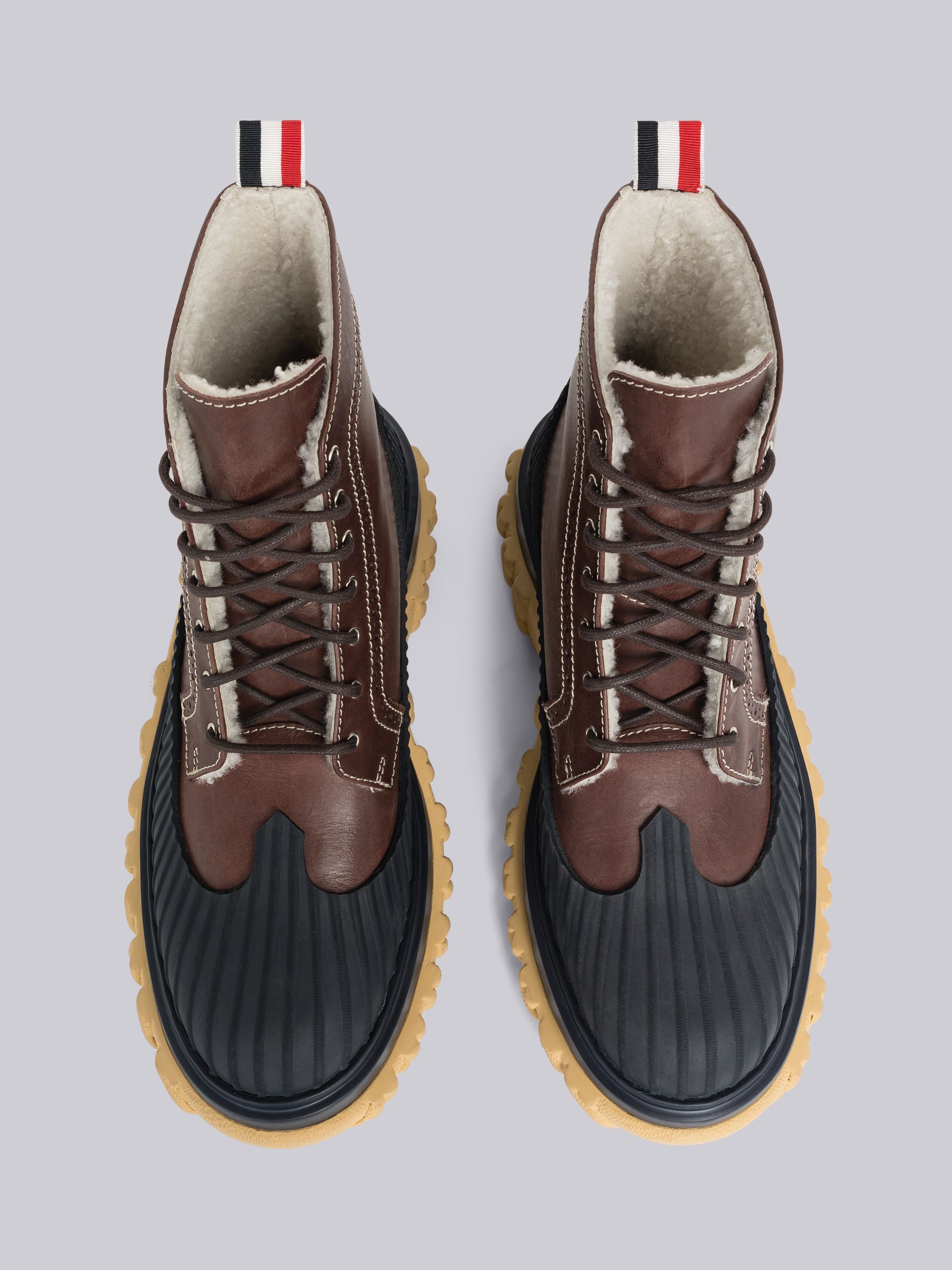 Smooth Calf Shearling Lined Longwing Duck Boot - 4