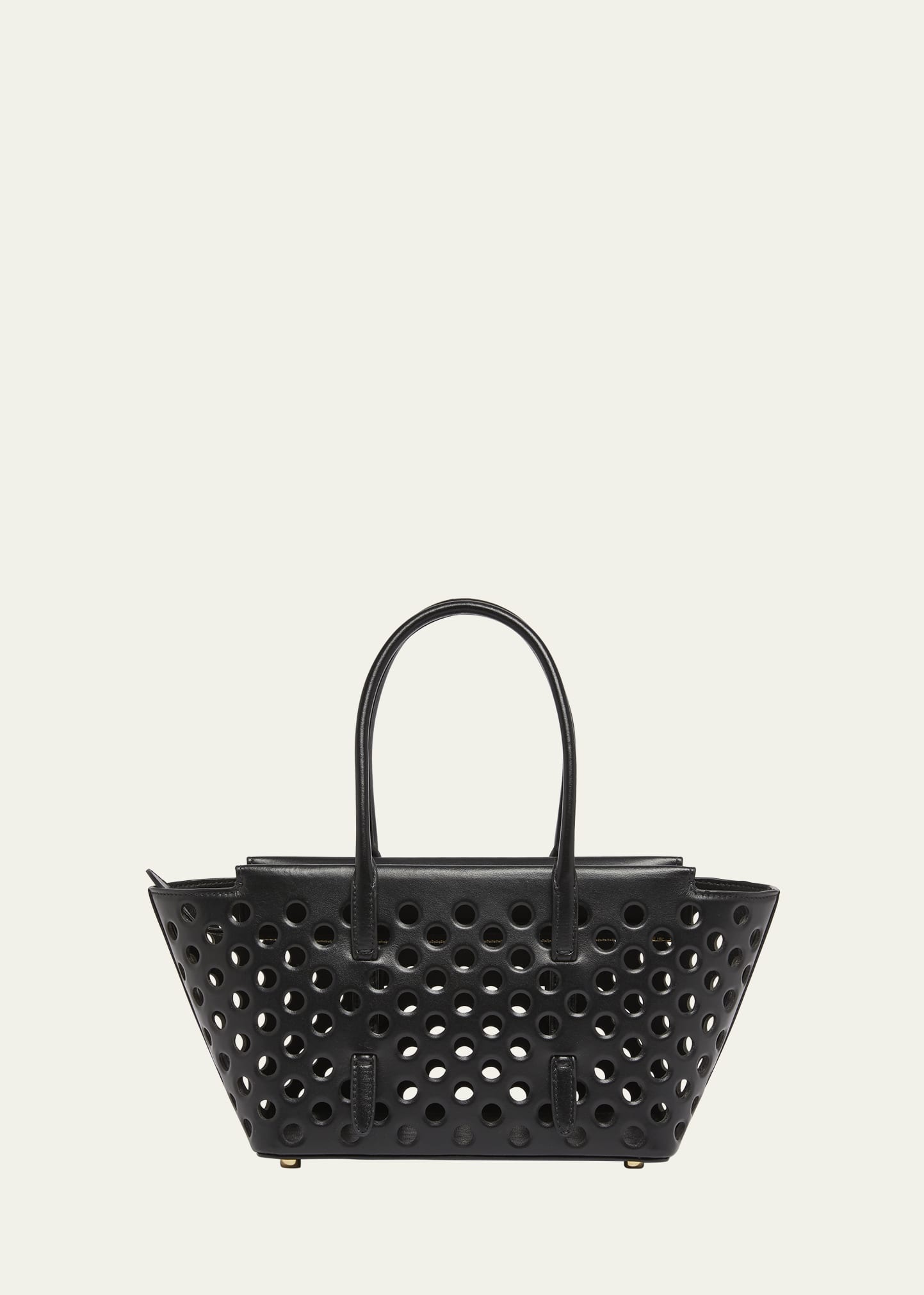 Neo Mina 20 Perforated Top-Handle Bag in Leather - 1