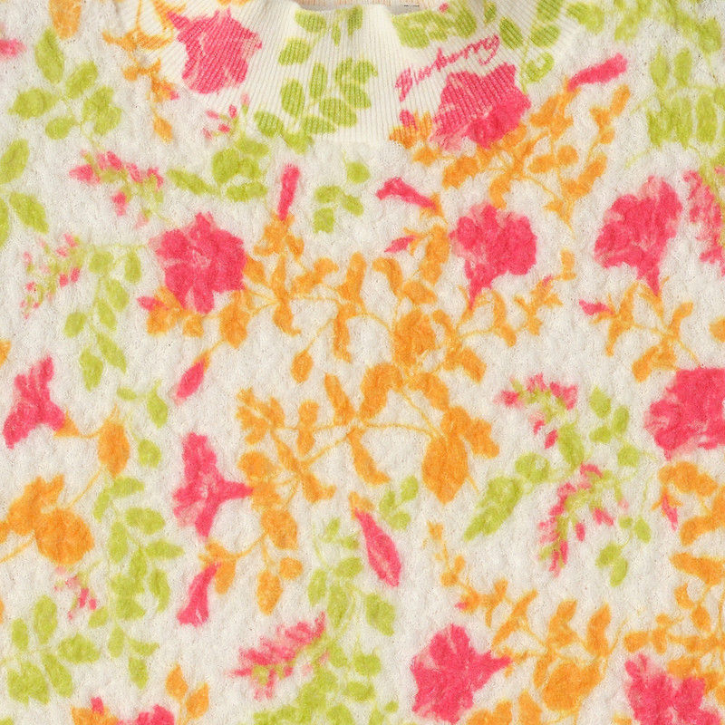 Burberry Floral Cotton Blend Top outlook