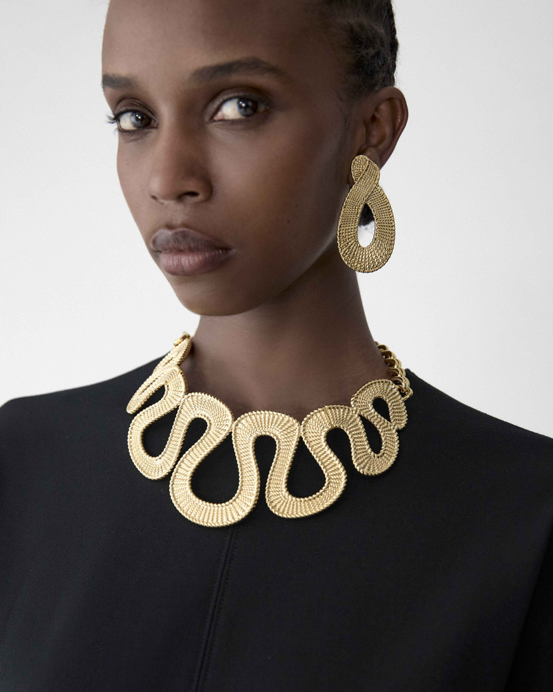 CAROLINA HERRERA Wave Necklace outlook
