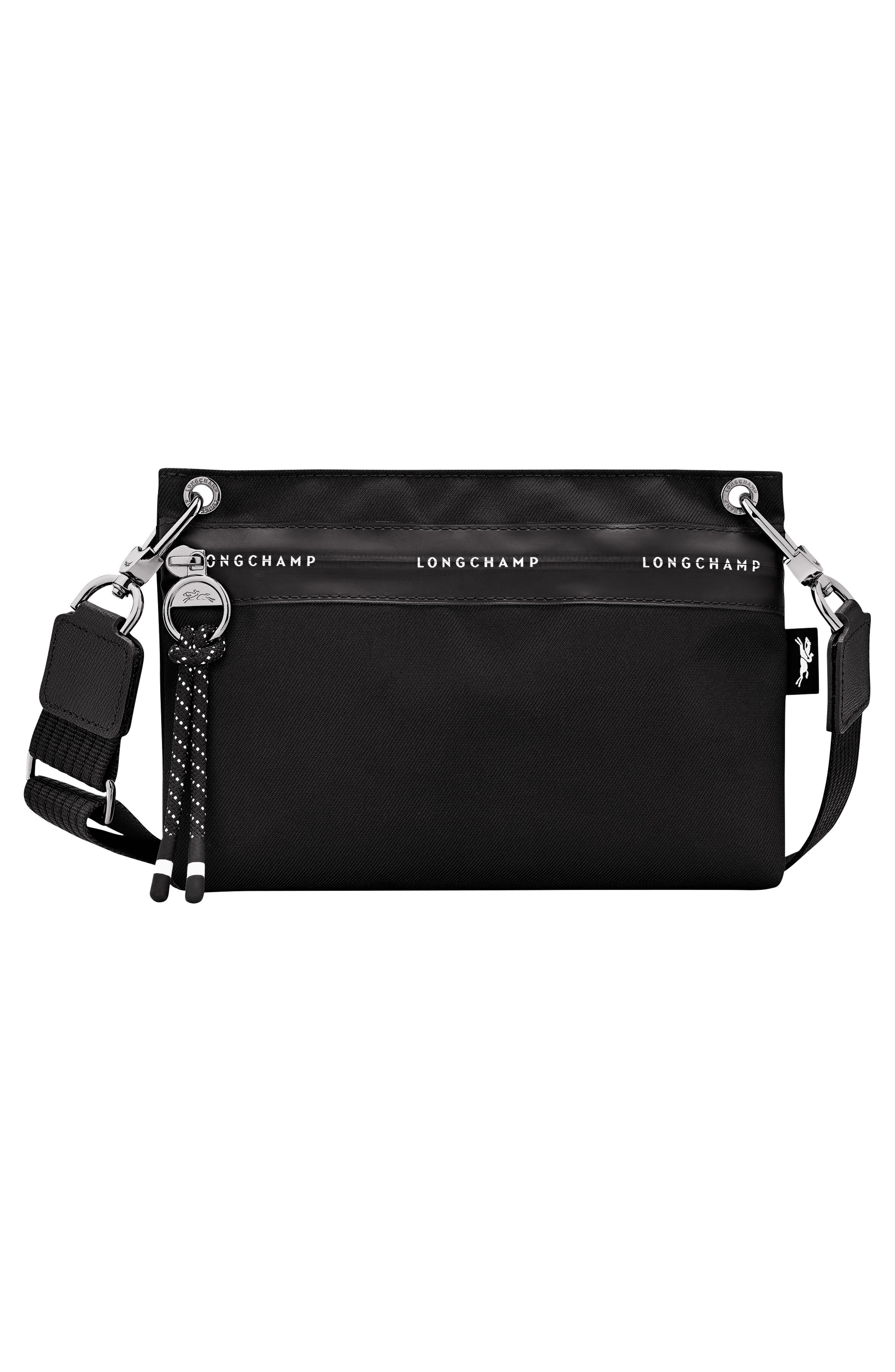 Longchamp Le Pliage Energy Recycled Canvas Crossbody Bag in Black at Nordstrom - 3