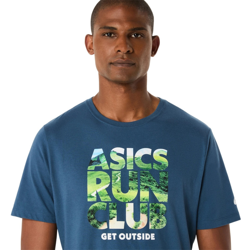 UNISEX ASICS RUN OUTSIDE CLUB SHORT SLEEVE TEE 4