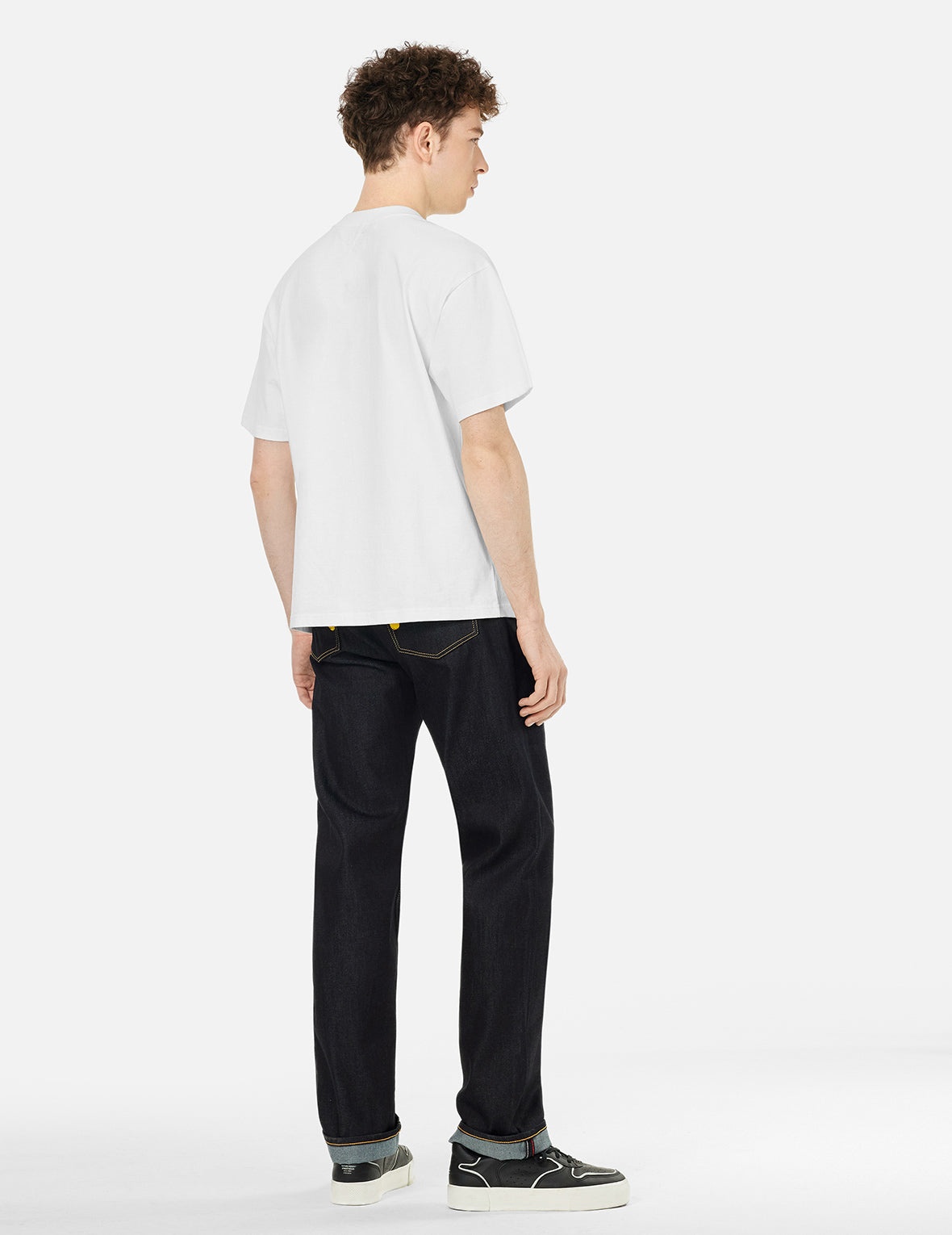 Daruma and Logo Embroidery Relax Fit T-shirt - 4