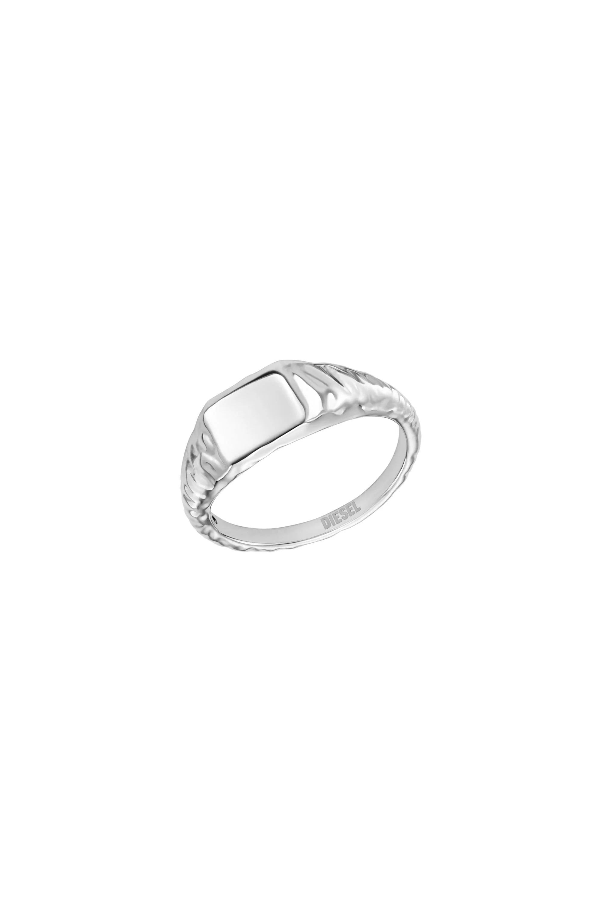 STAINLESS STEEL SIGNET RING - 1