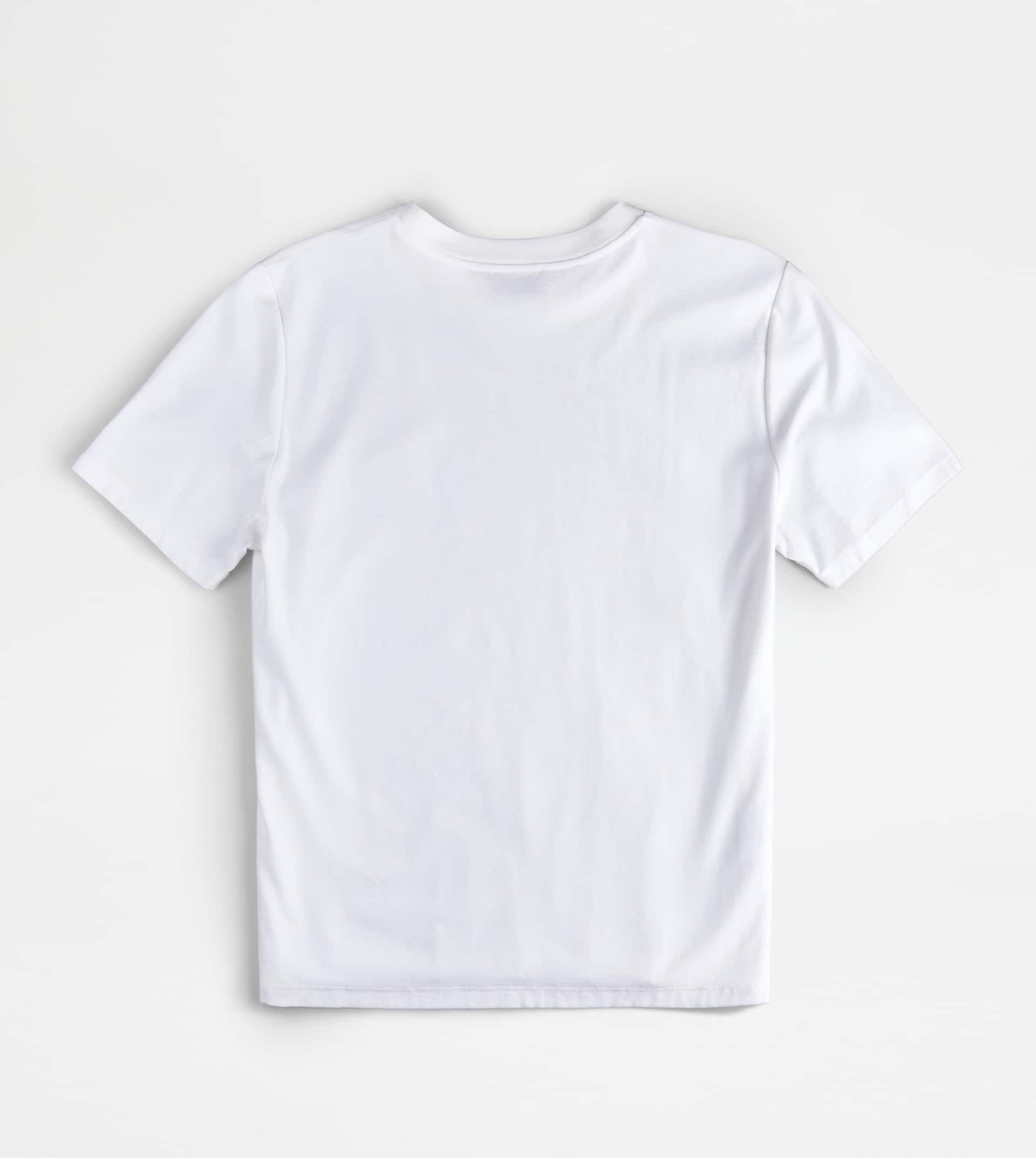 ROUND NECK T-SHIRT - WHITE - 4
