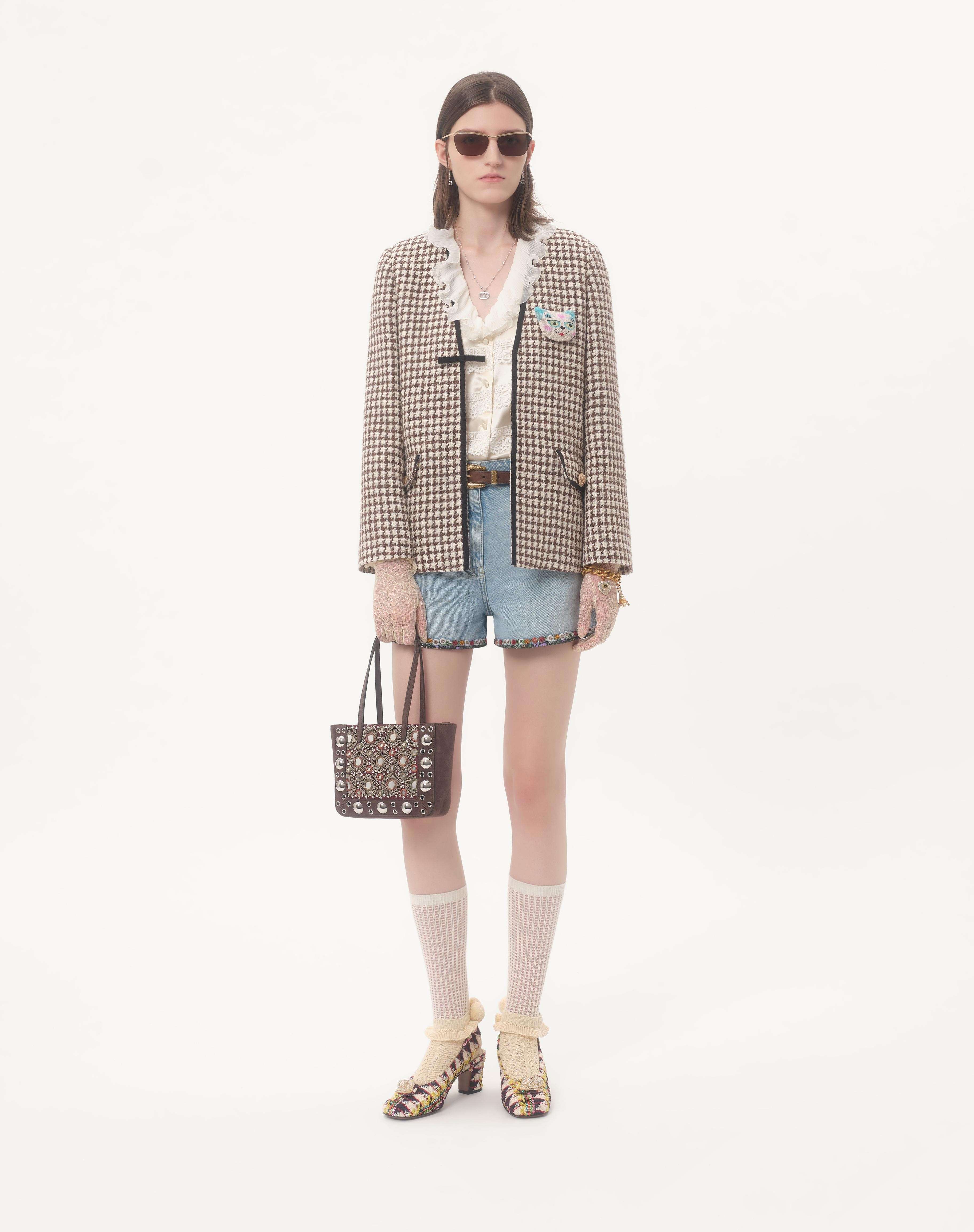 VALENTINO GARAVANI NELLCÔTE MINI EMBROIDERED SHOPPING BAG - 2