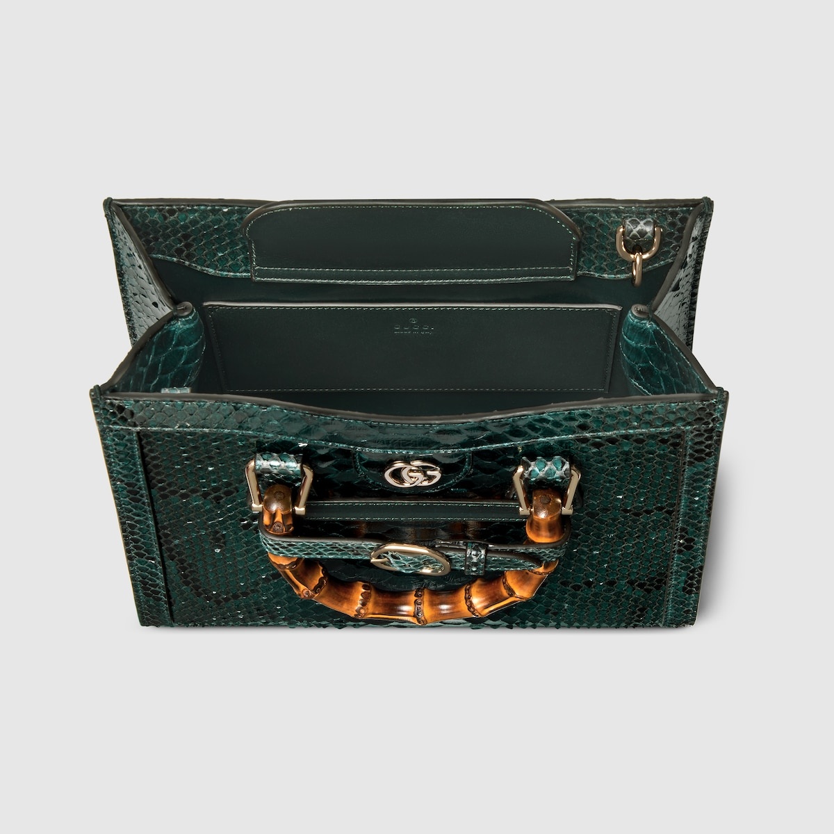 Gucci Diana small python tote bag - 11