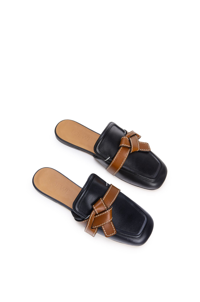 Gate flat mule in calfskin 4