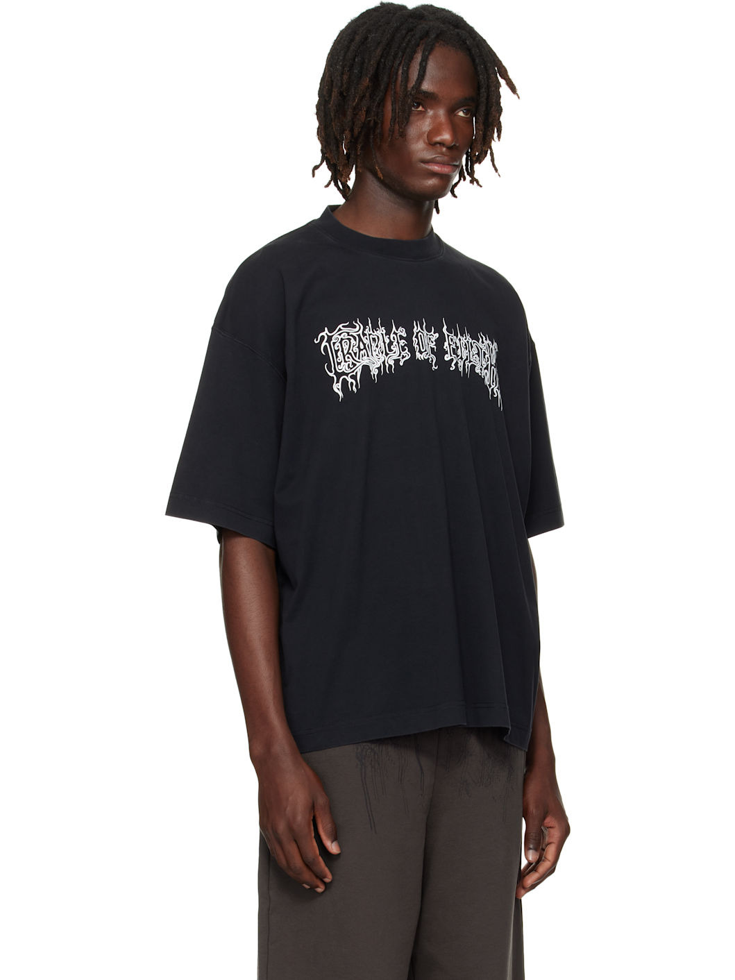 Black Cradle of Filth Logo Regular T-shirt - 2