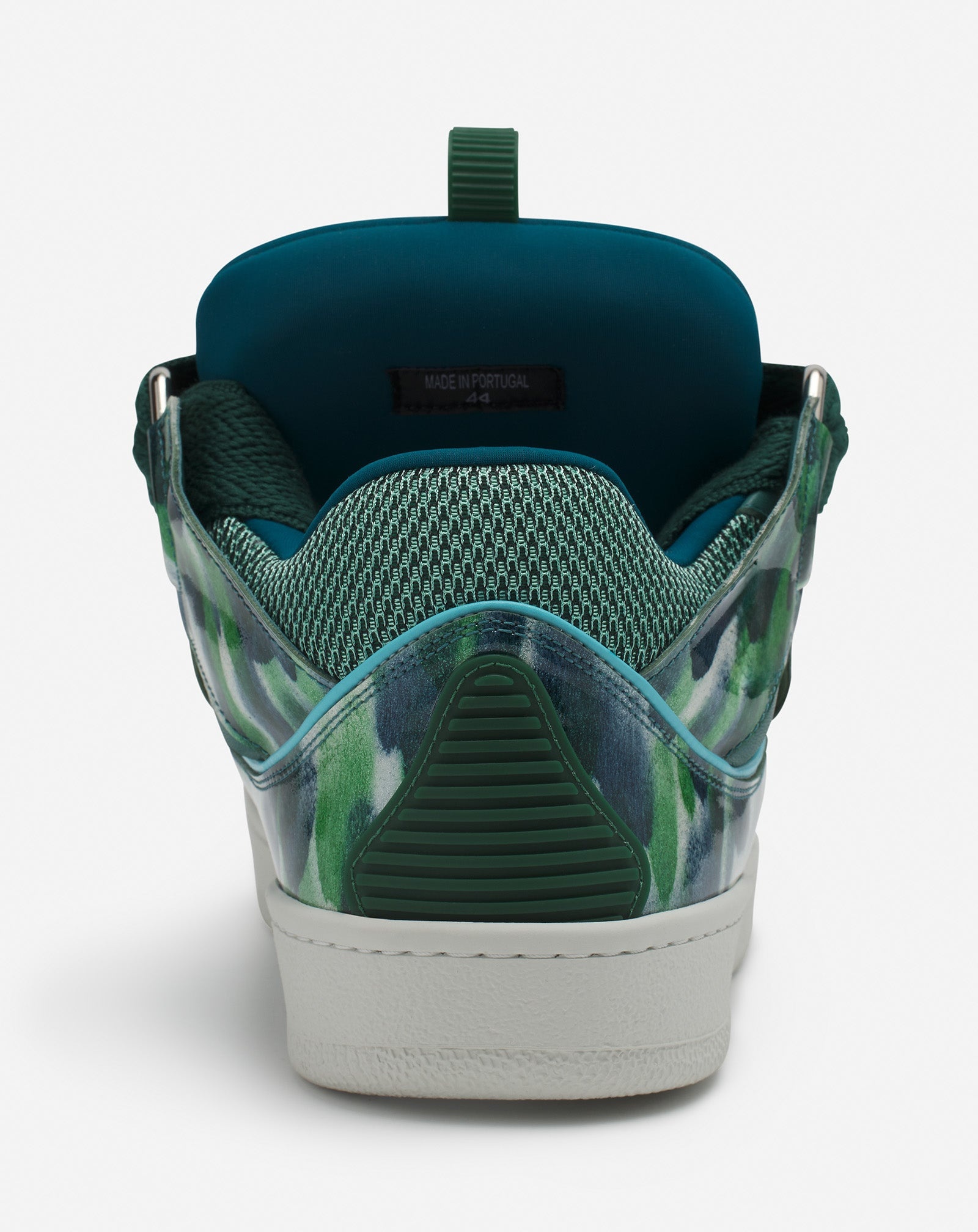 CURB LEATHER SNEAKERS WITH SPARKLES - 3