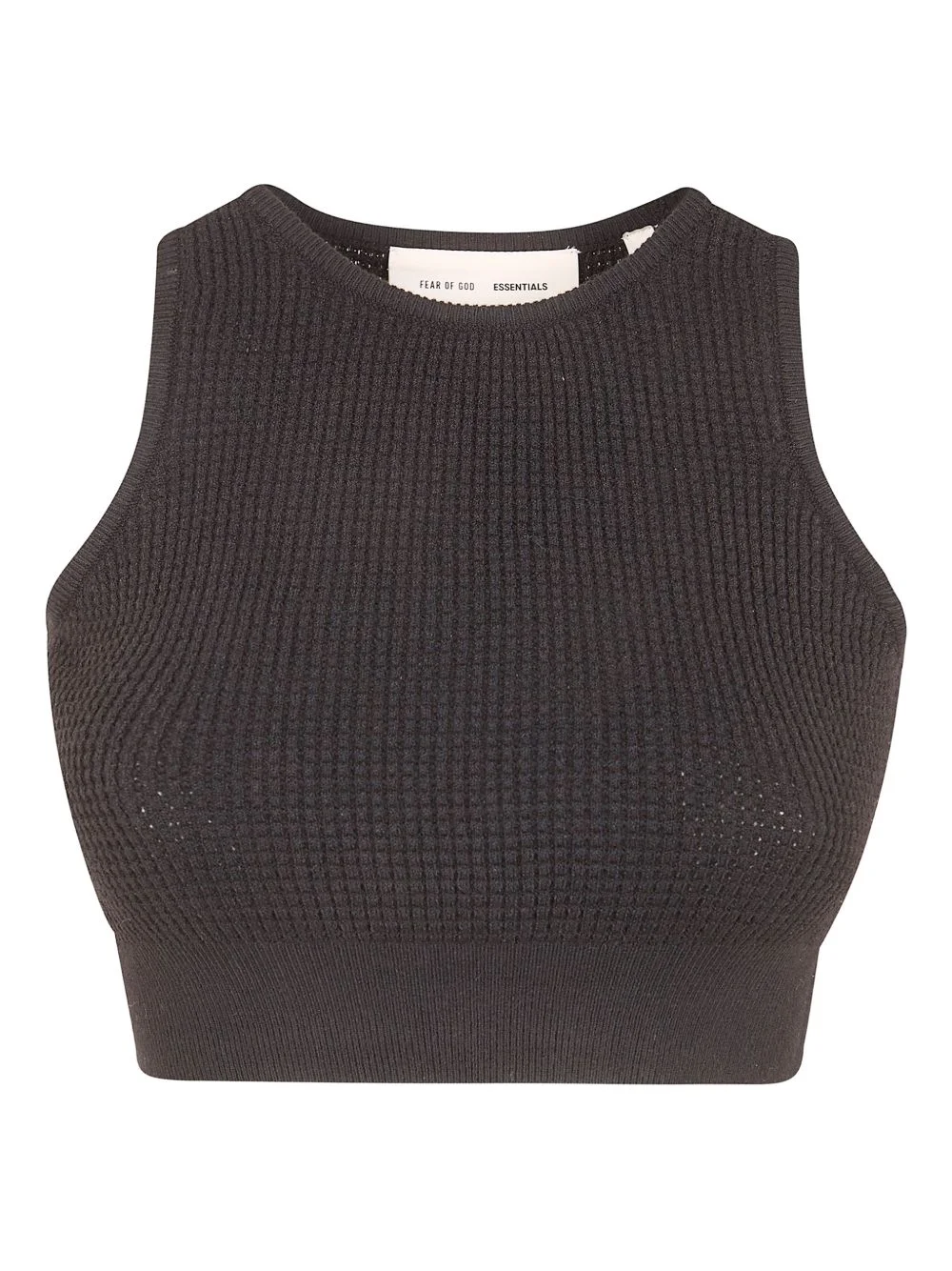 waffle-knit top - 1