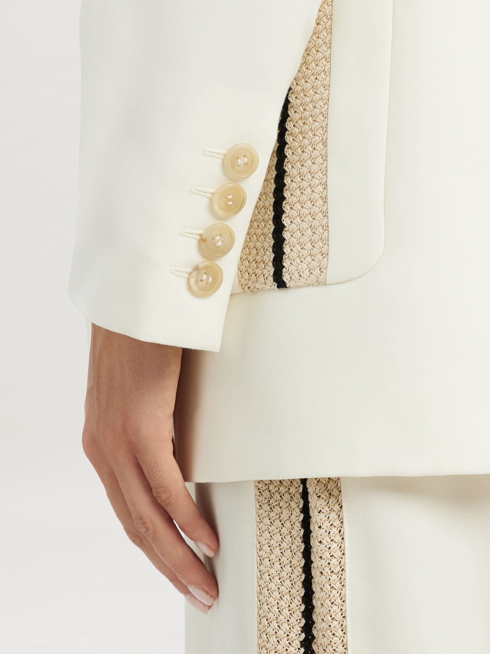 Knit Tape Blazer - 6