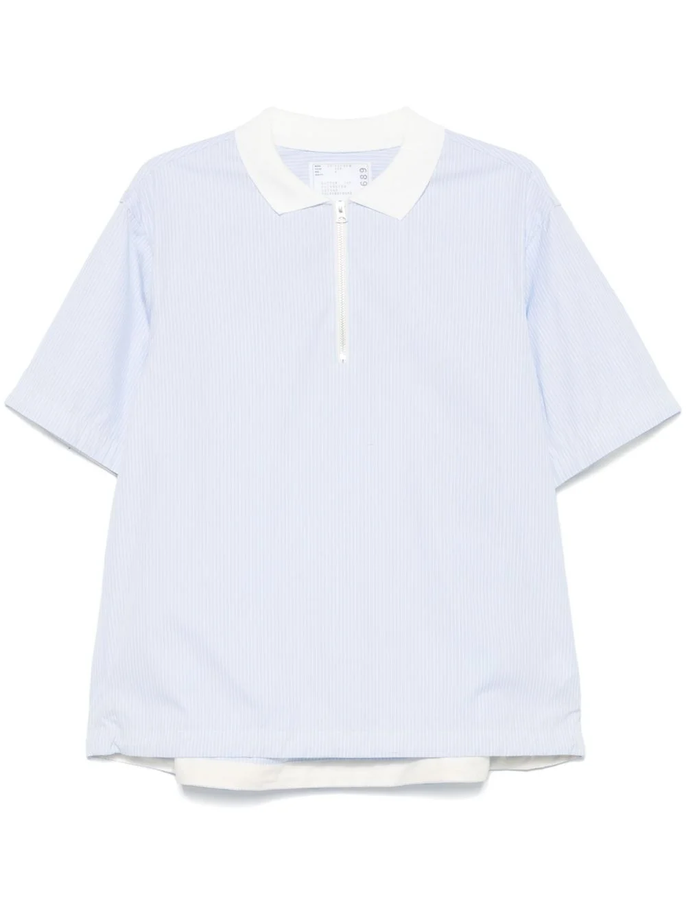 striped polo shirt - 1