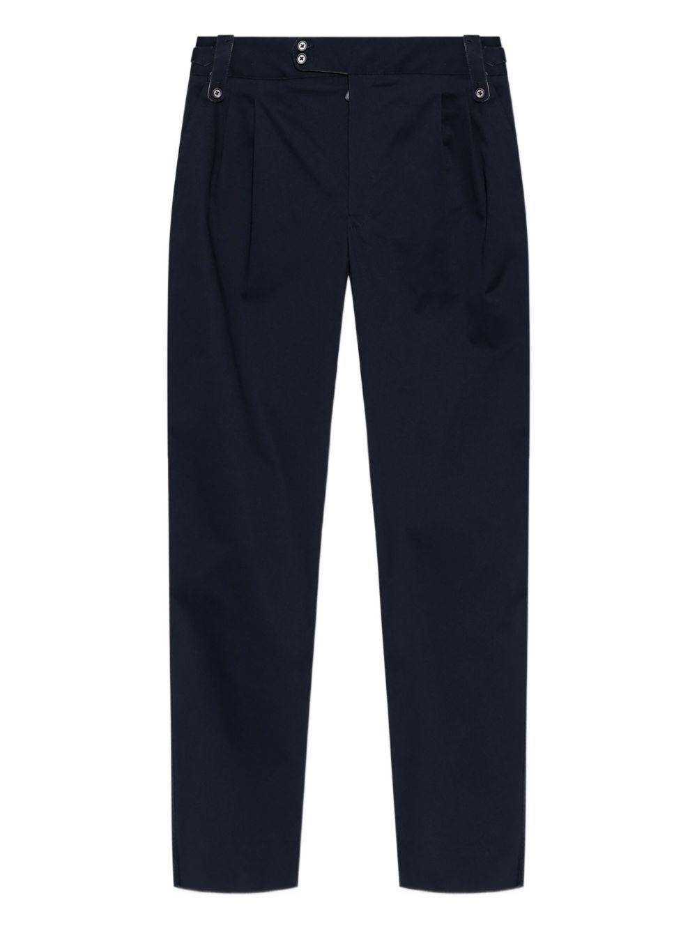 pleated belted trousers - 1