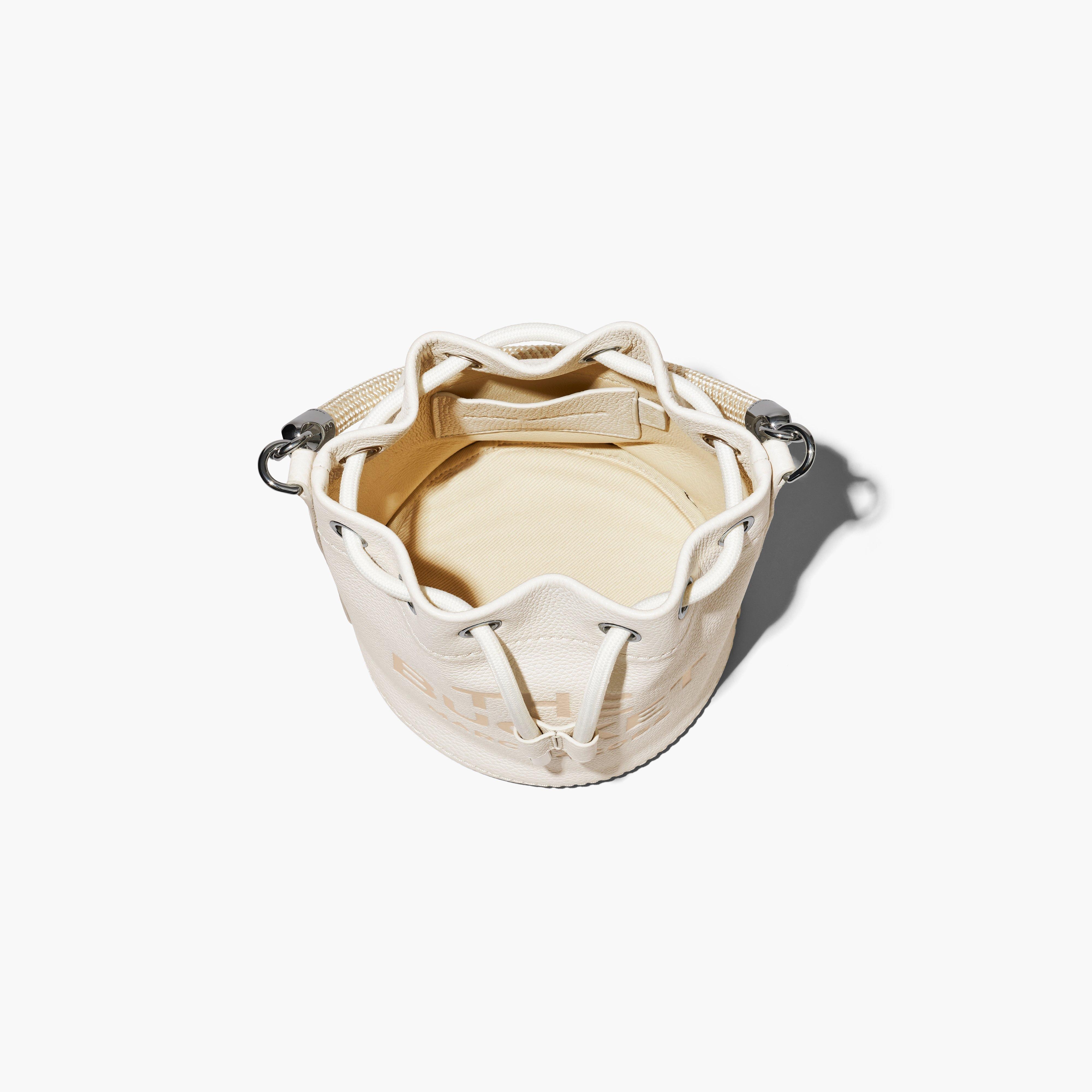 THE LEATHER BUCKET BAG - 7