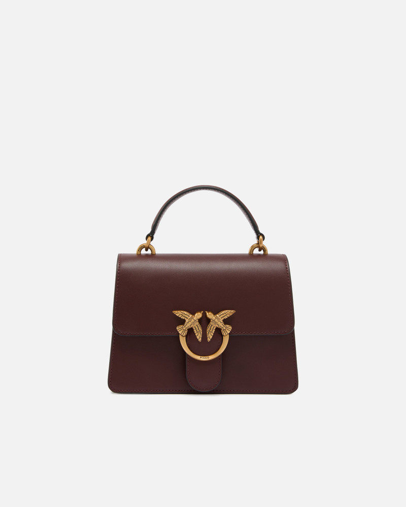 MINI HANDBAG LOVE BAG TOP HANDLE IN LEATHER 1