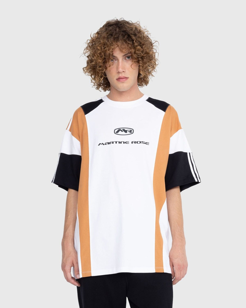 Martine Rose Martine Rose – Panelled Oversized T-Shirt White/Multi outlook