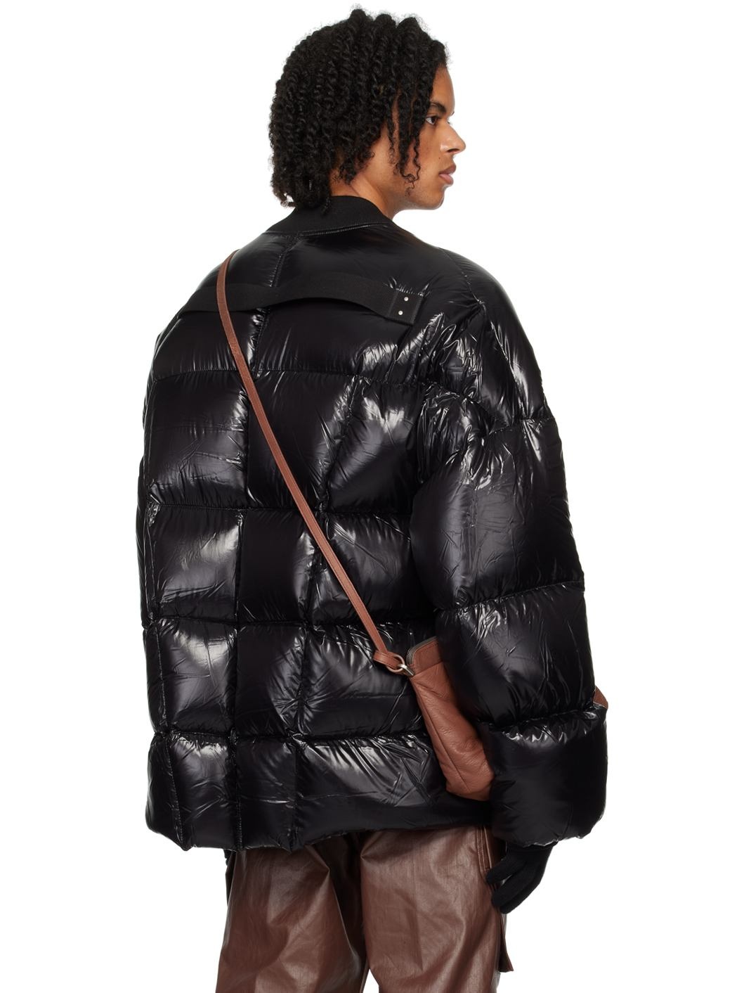 Black Porterville Flight Down Jacket - 3