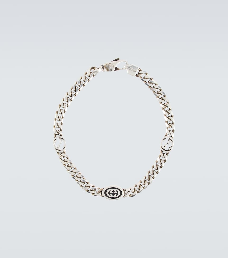 Sterling silver chain bracelet - 1