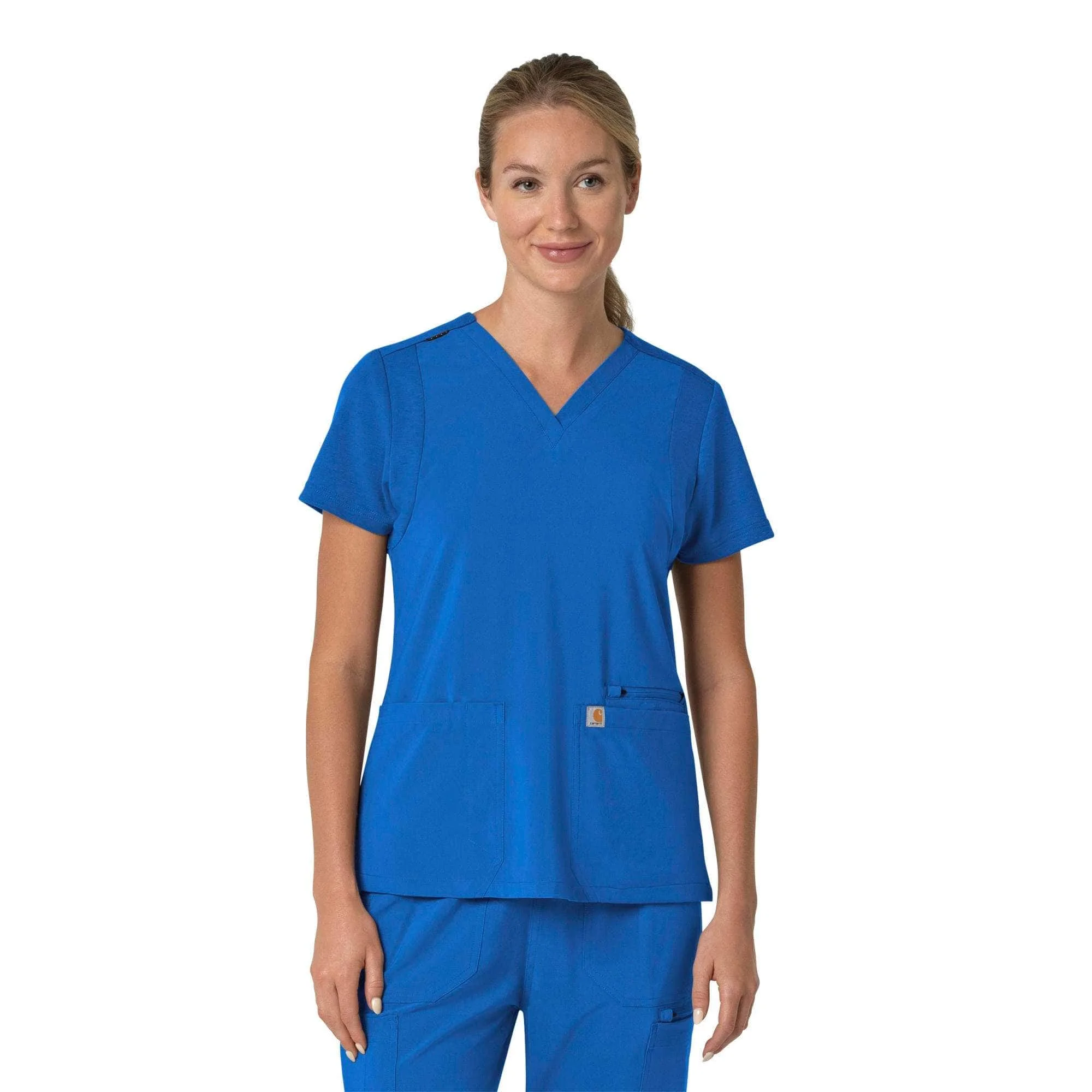 Women's Force Cross-Flex Flex Panel V-Neck Scrub Top - 1