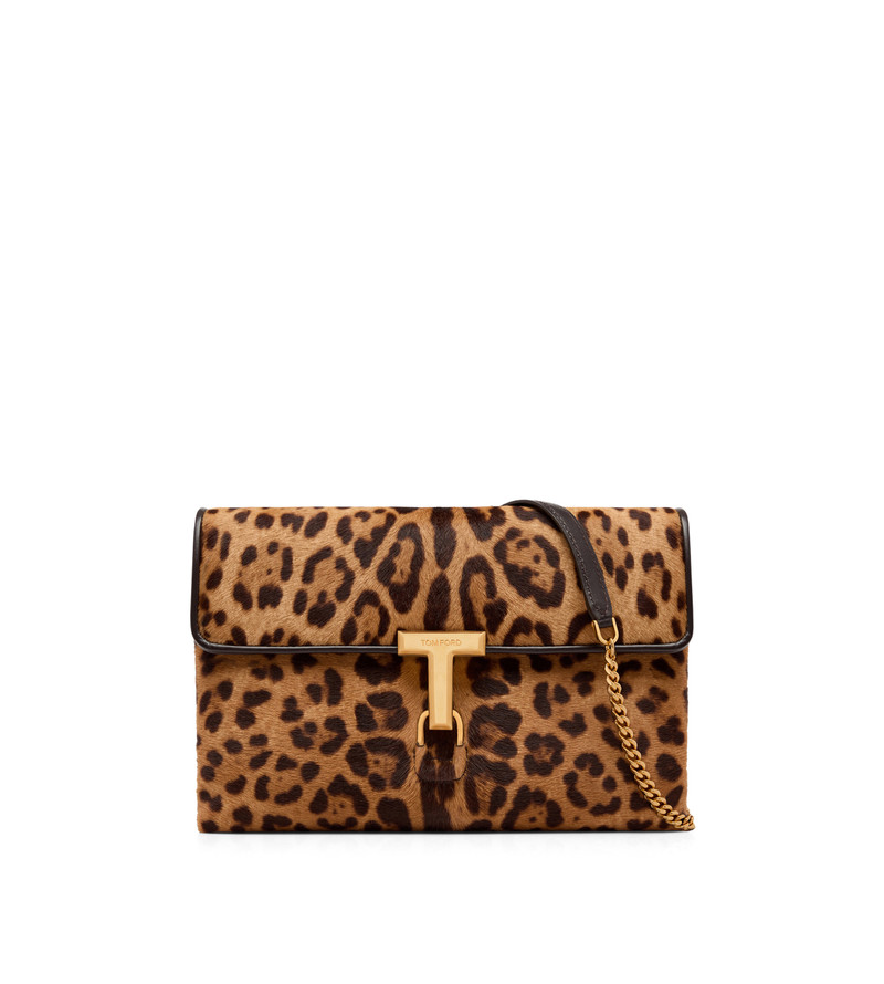 LEOPARD PRINT CALF HAIR MONARCH MEDIUM SHOULDER BAG 1