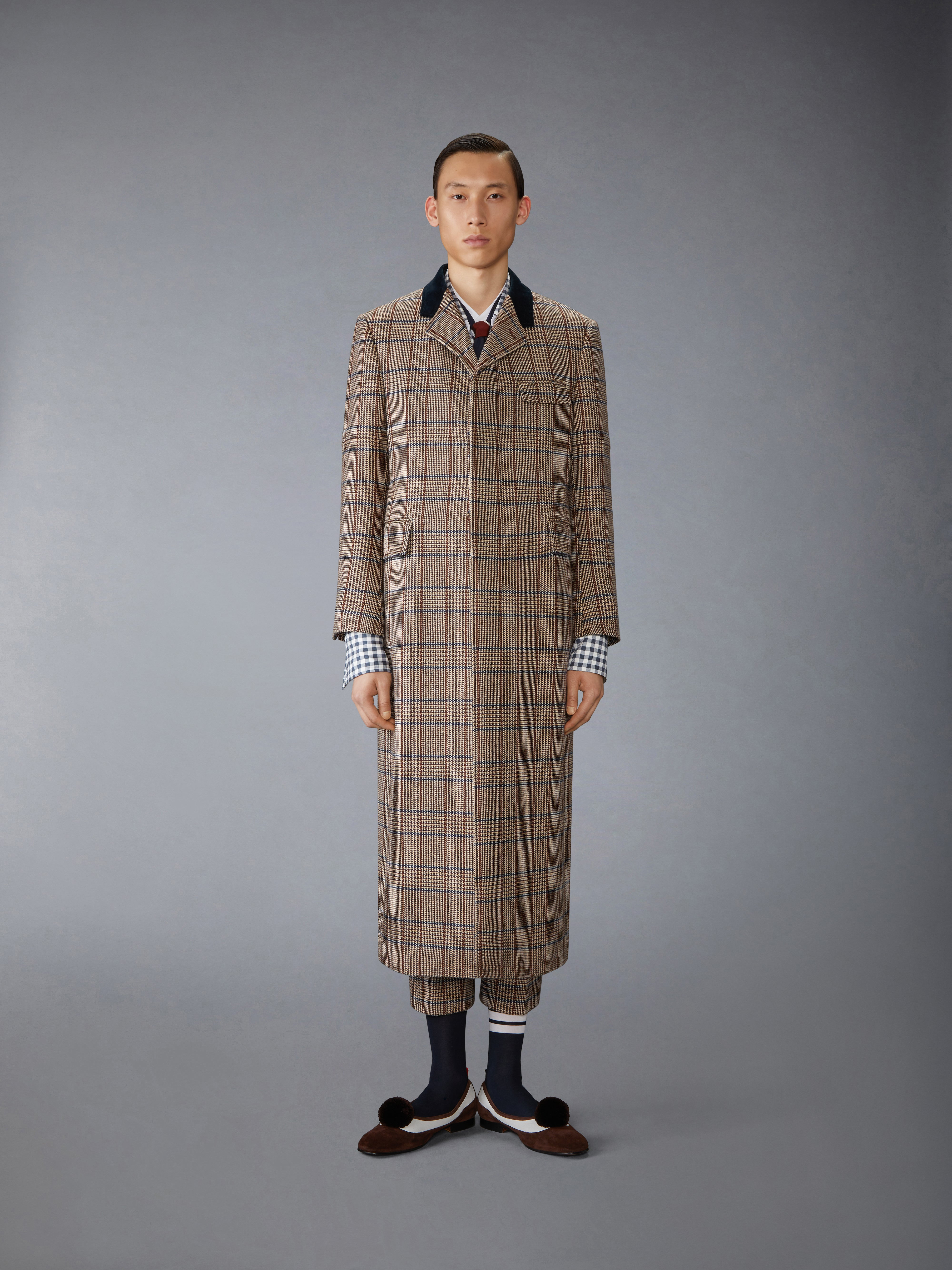 HUNTING TWEED CHESTERFIELD COAT - 2