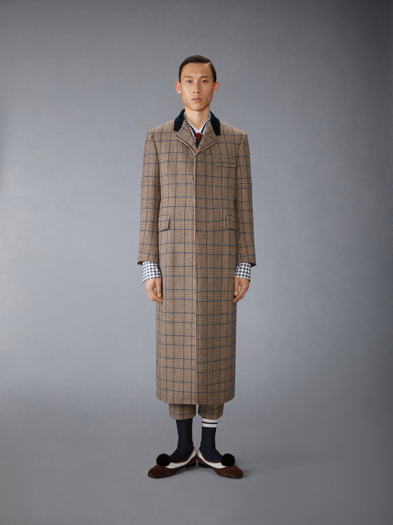 Thom Browne HUNTING TWEED CHESTERFIELD COAT outlook