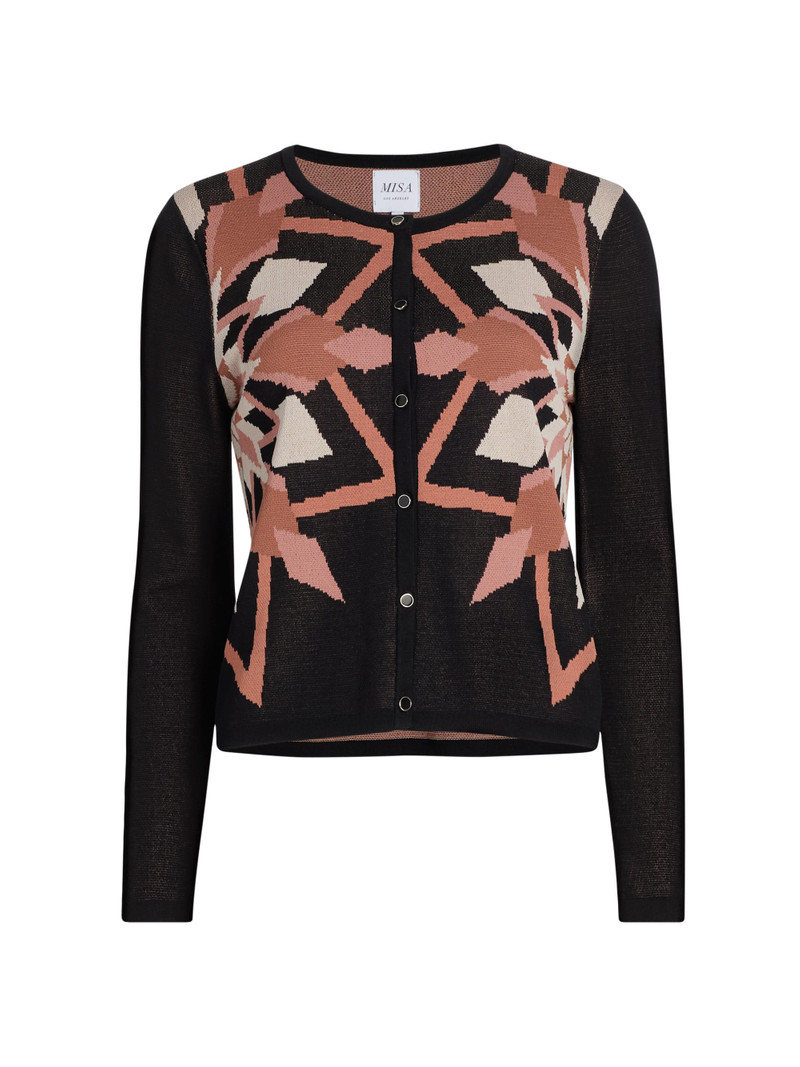Women's Avia Jacquard Cardigan - Morrocan Snowflake 1