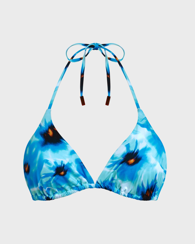 WOMEN TRIANGLE BIKINI TOP POPPIES 1