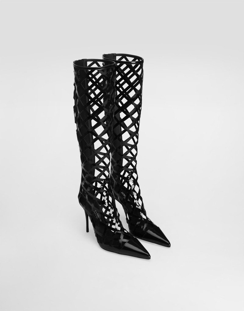 Polished calfskin boots 2