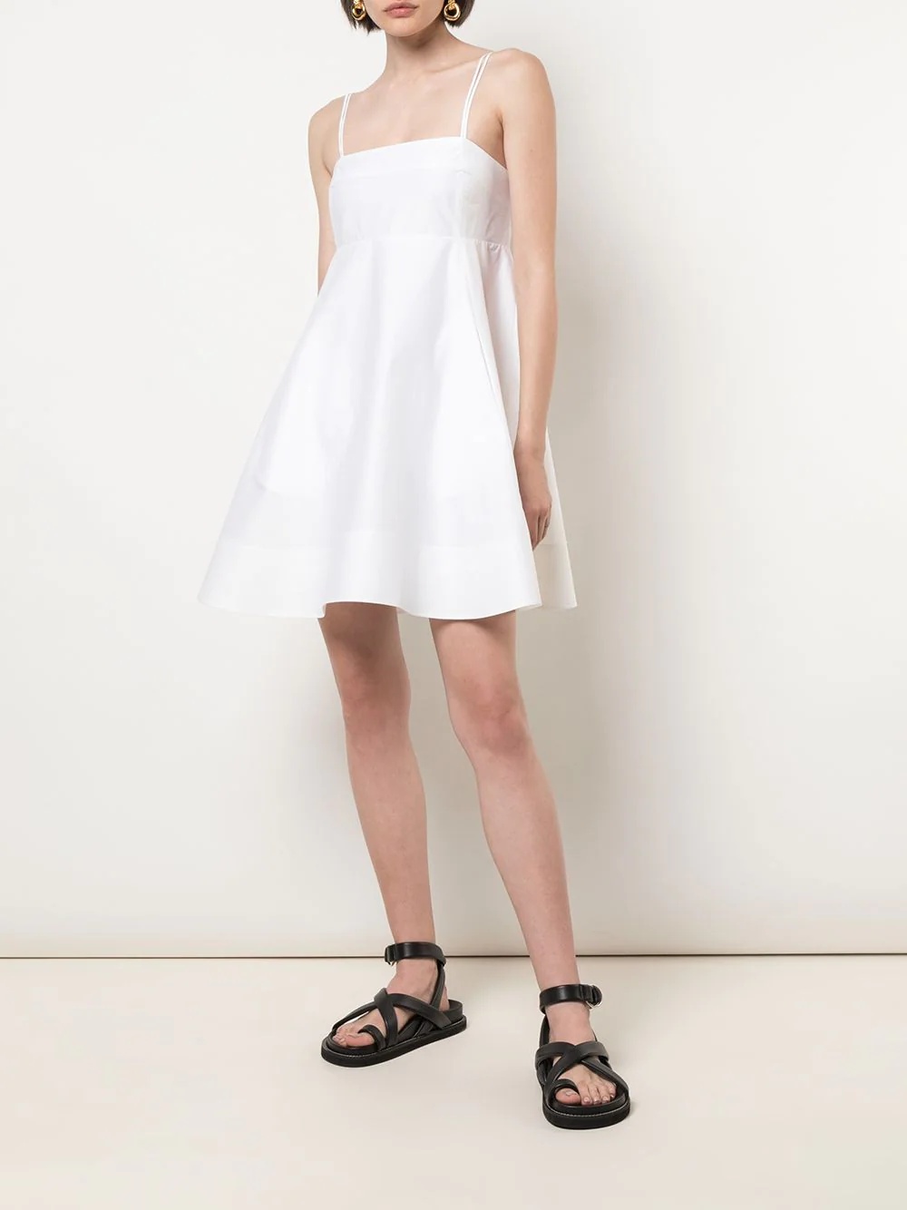 spaghetti a-line dress - 2