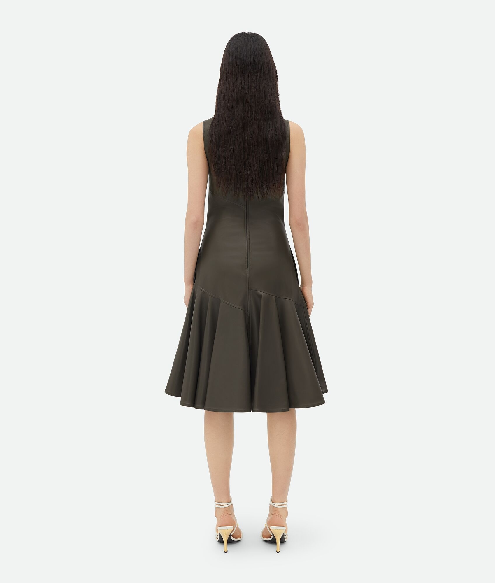 Leather Midi Dress - 3