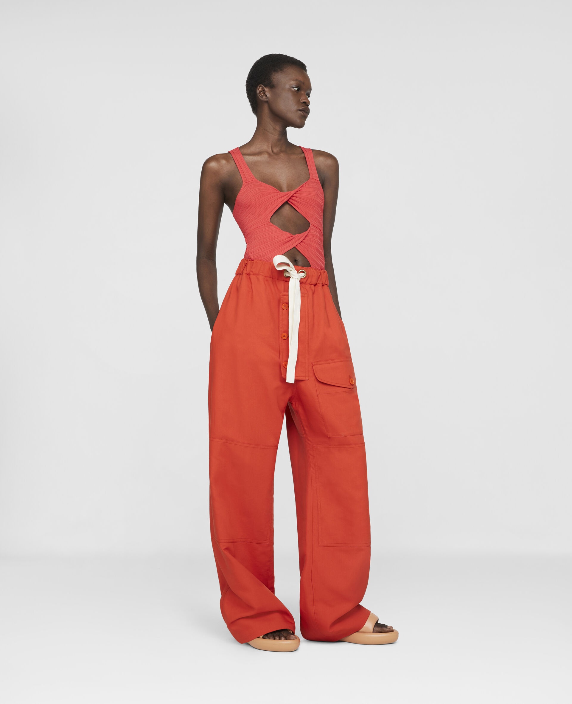 Cut‐Out Knit Bodysuit - 2