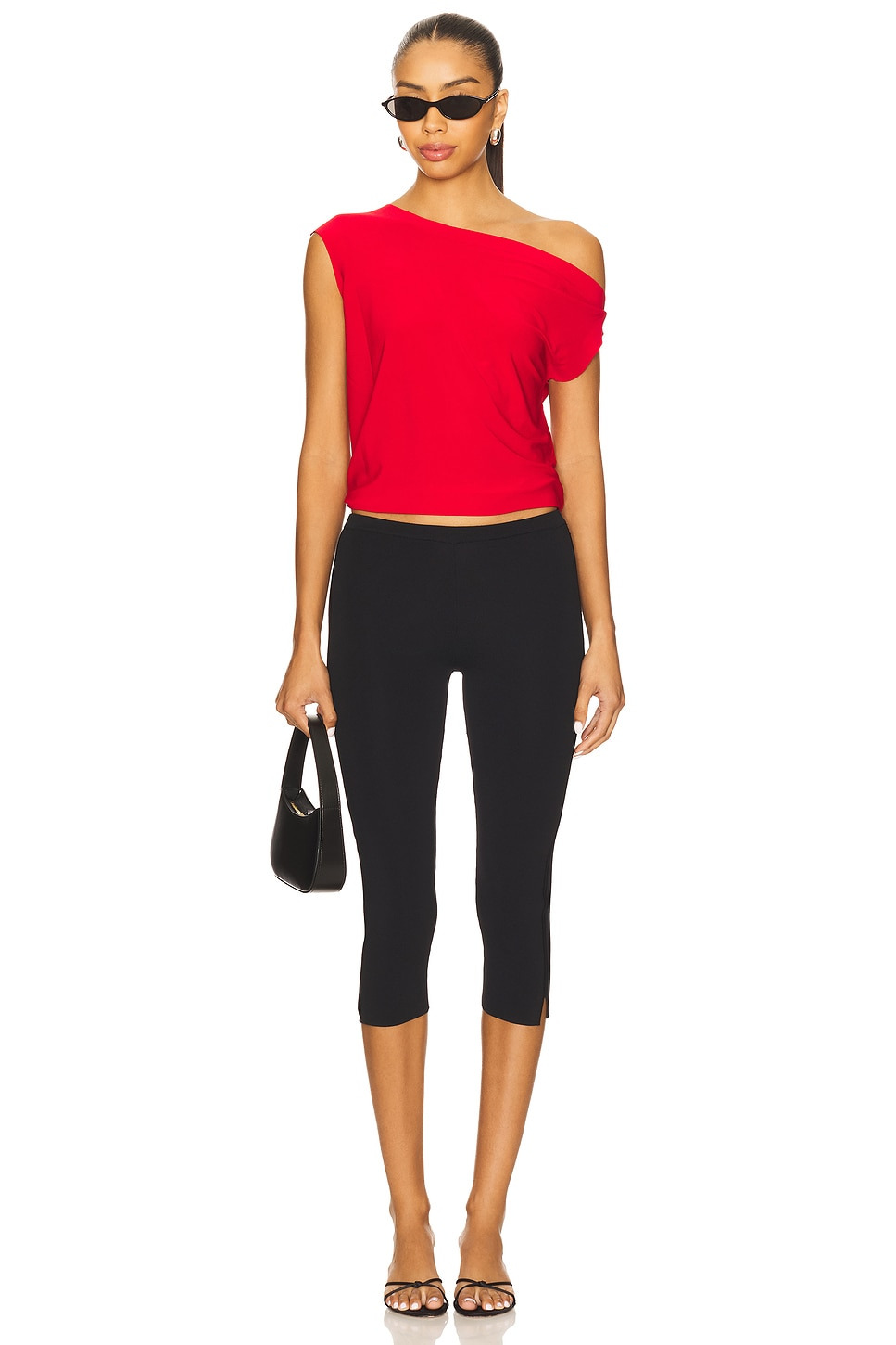 x REVOLVE Drop Shoulder Top in Red - 4