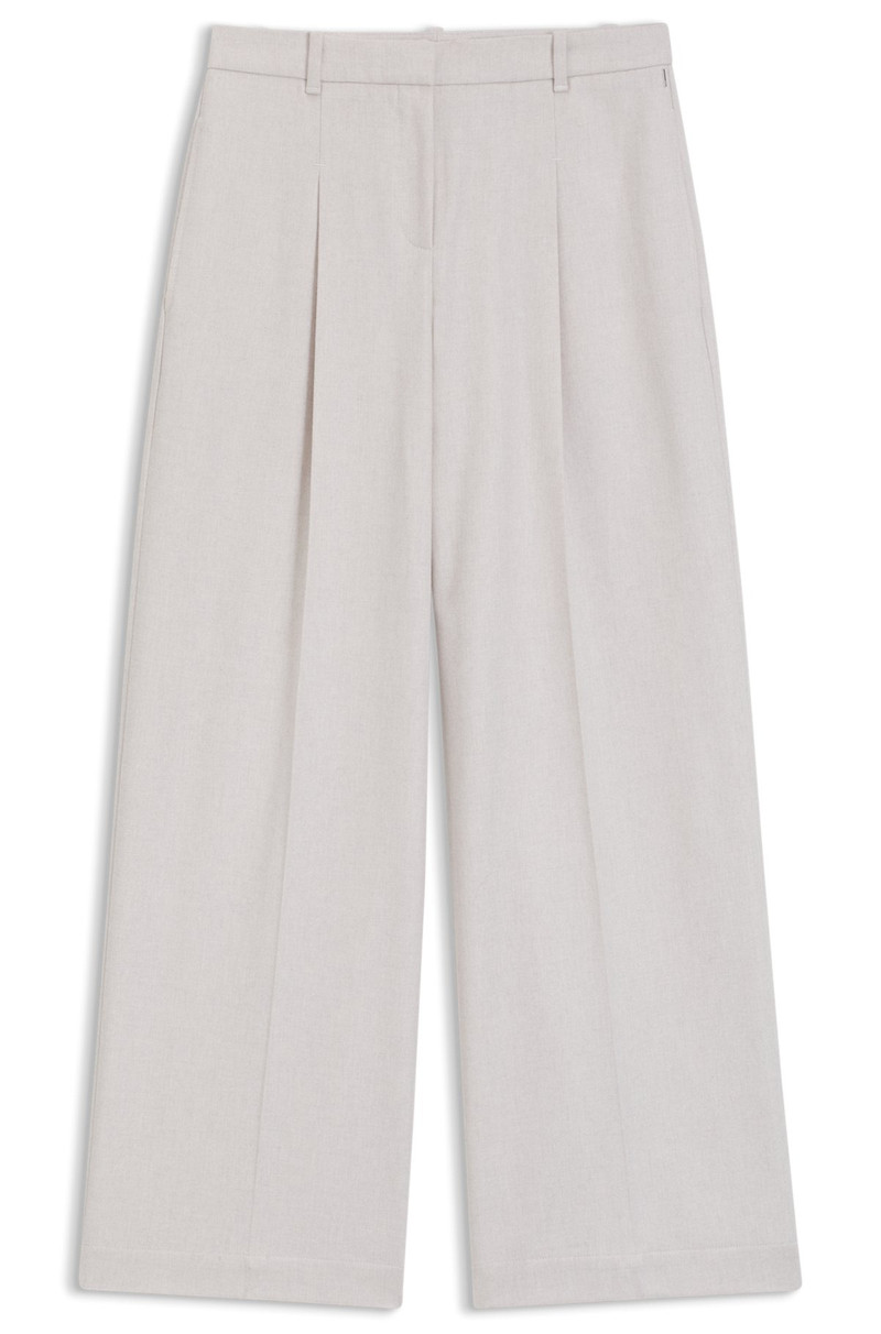 SOFT FLANNEL의 REGULAR-FIT WIDE-LEG TROUSERS 1