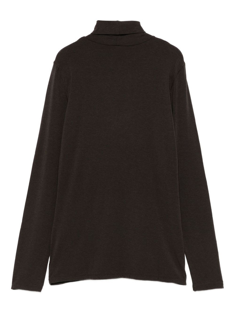 AMOMENTO roll-neck top outlook