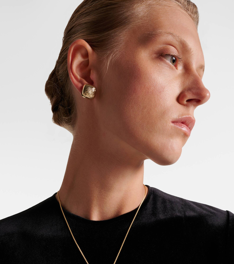 STONE AND STRAND Bond 14kt gold oversized earrings outlook