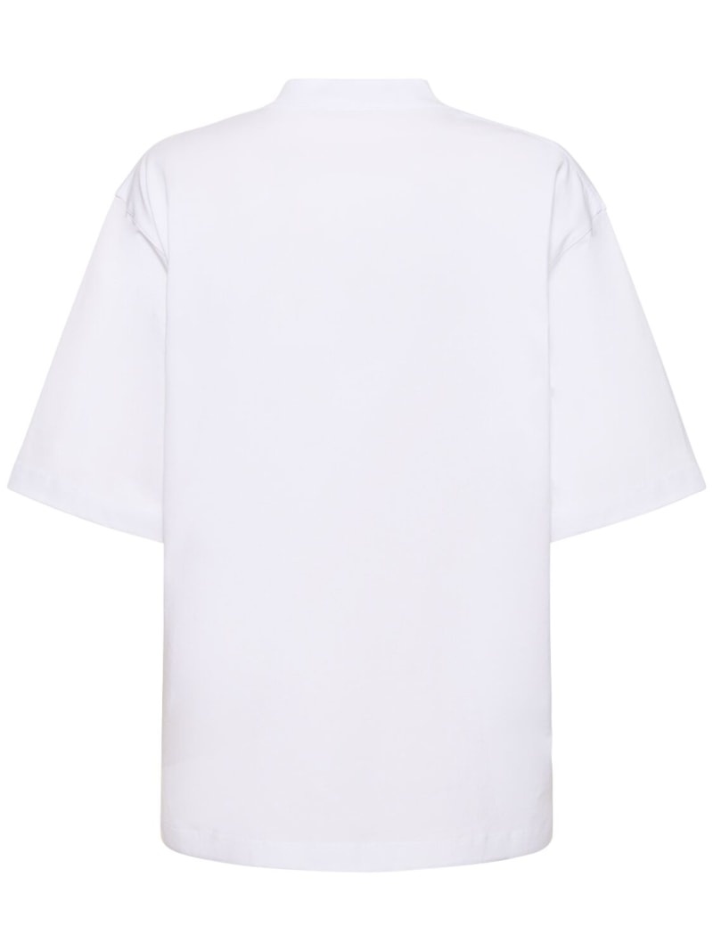 Logo cotton jersey crewneck t-shirt - 5