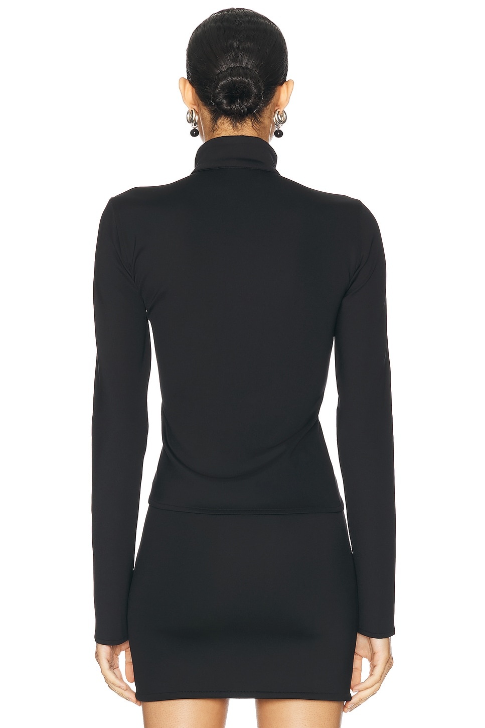 Double Zipper Long Sleeve Top - 4