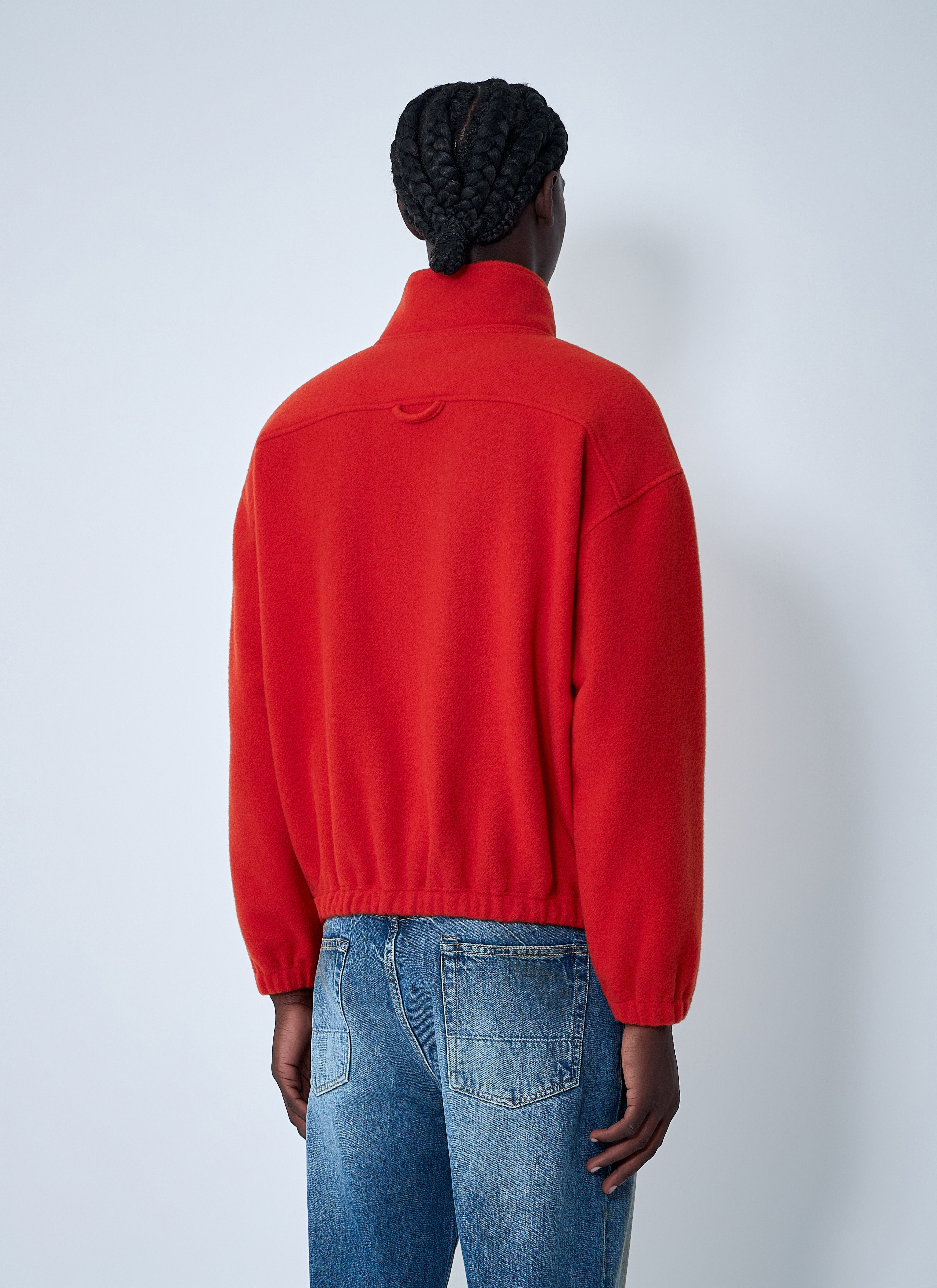 Rier Men Zip-Up Fleece Sweatshirt - 4