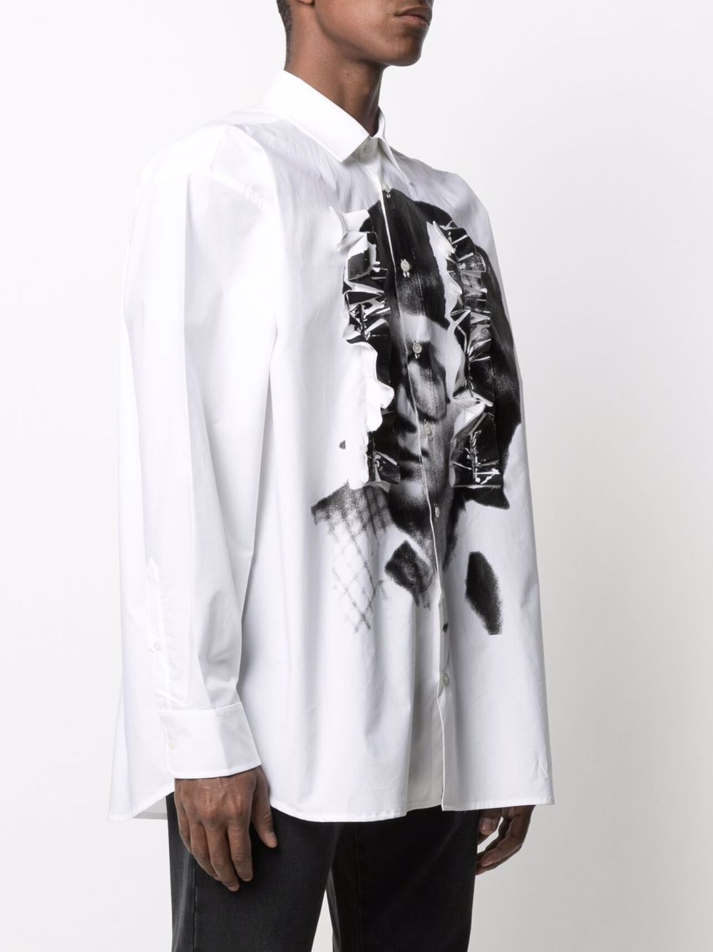 photograph-print long-sleeve shirt - 3