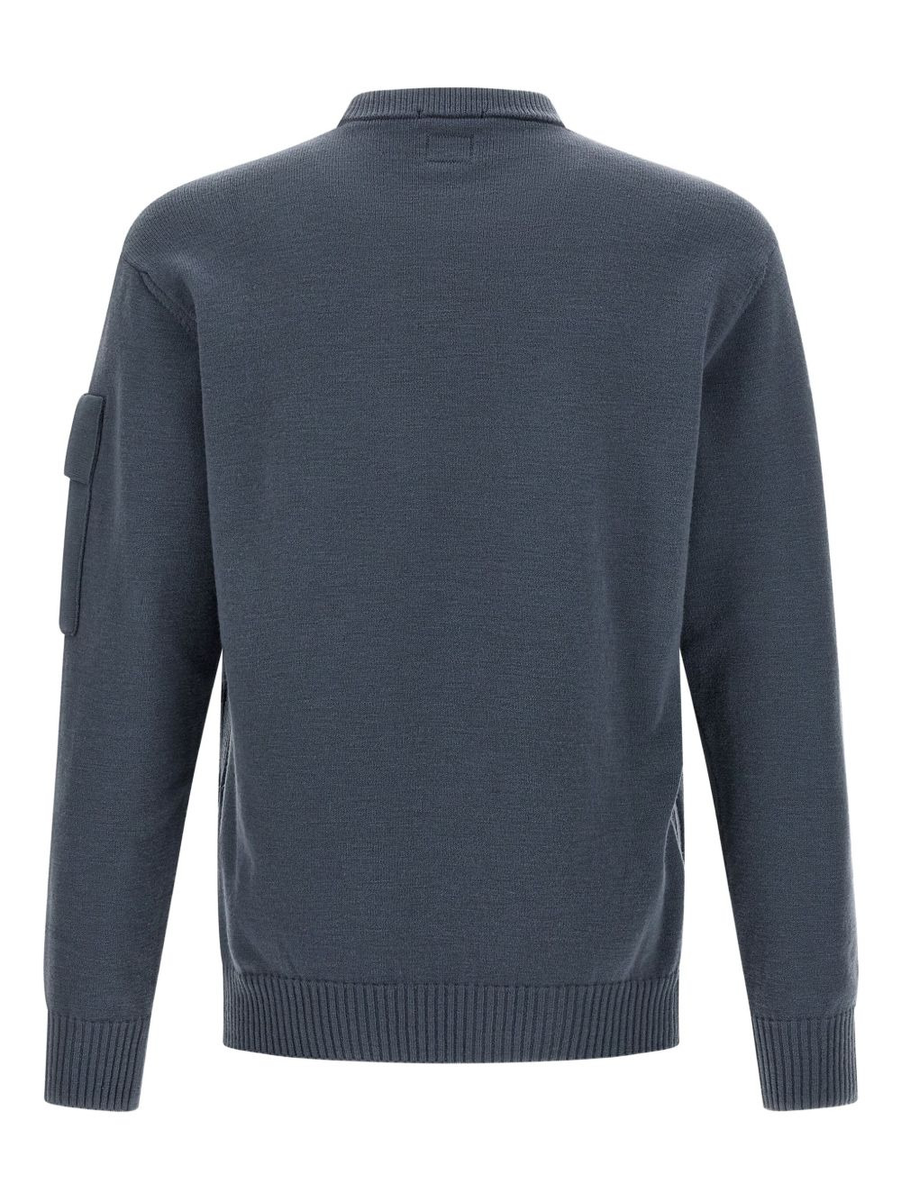 patch-pocket crewneck sweater - 2