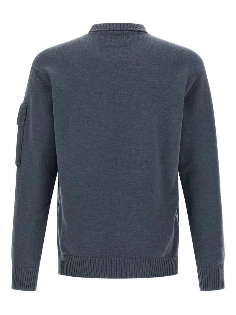 C.P. Company patch-pocket crewneck sweater outlook