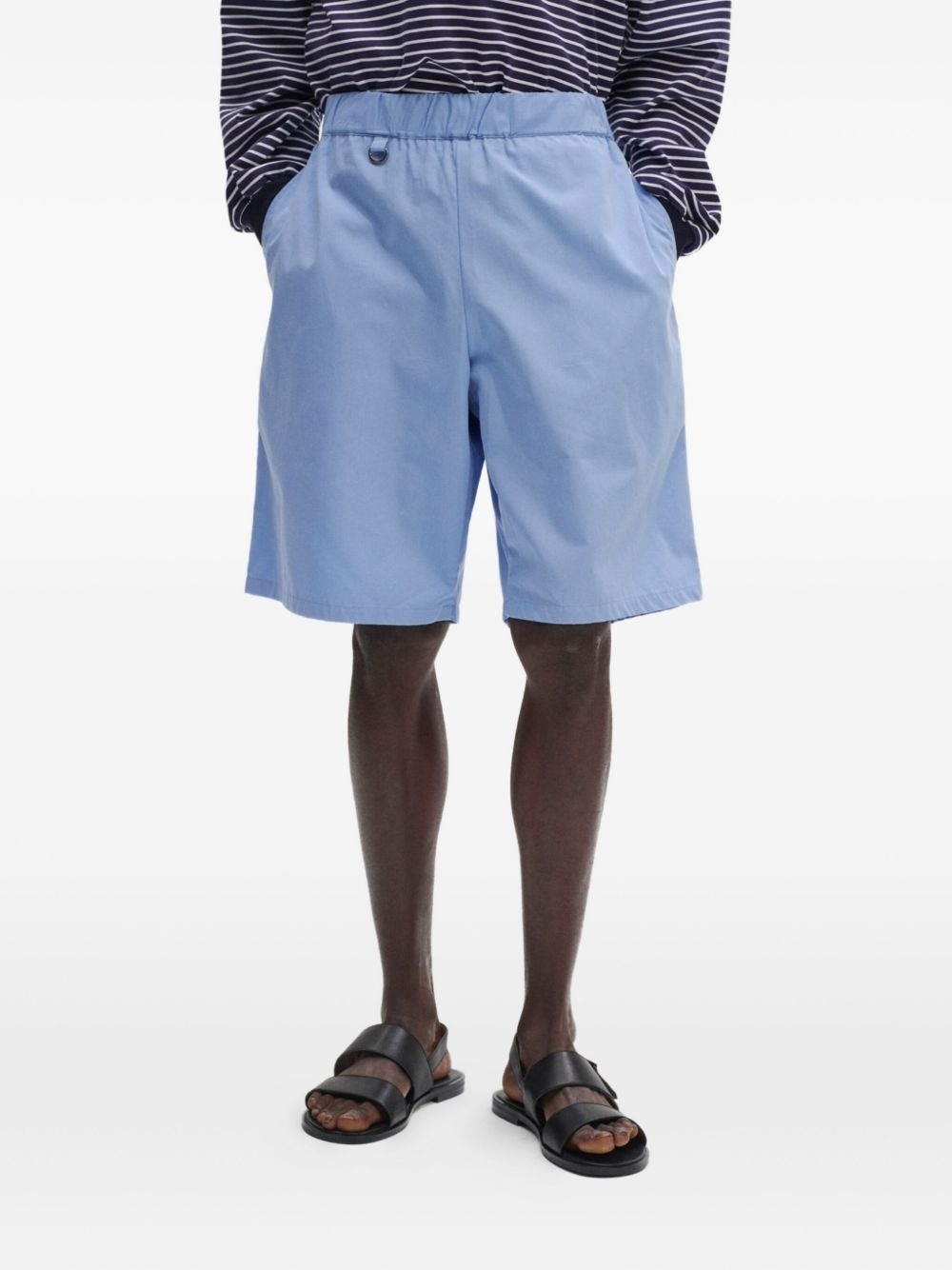 ELASTICATED-WAIST SHORTS - 2