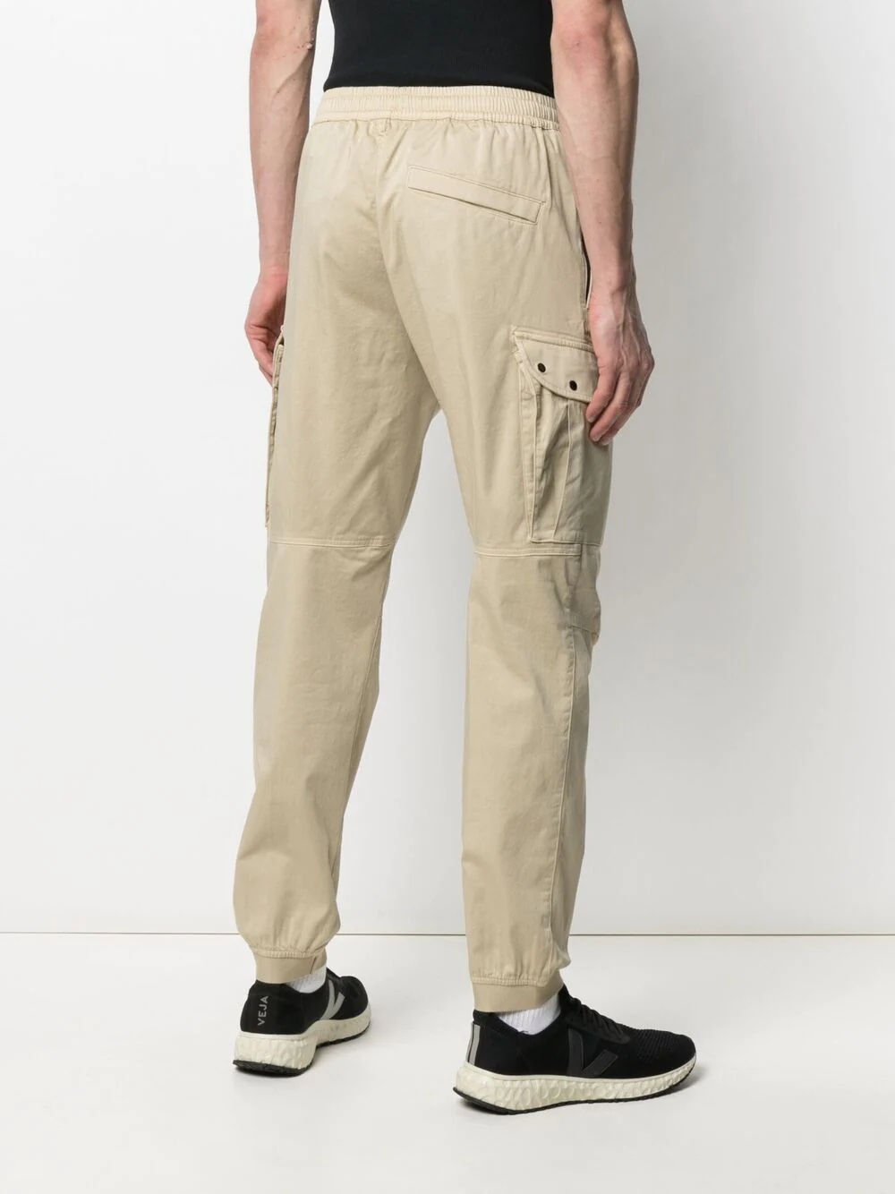 compass badge pull-on trousers - 4