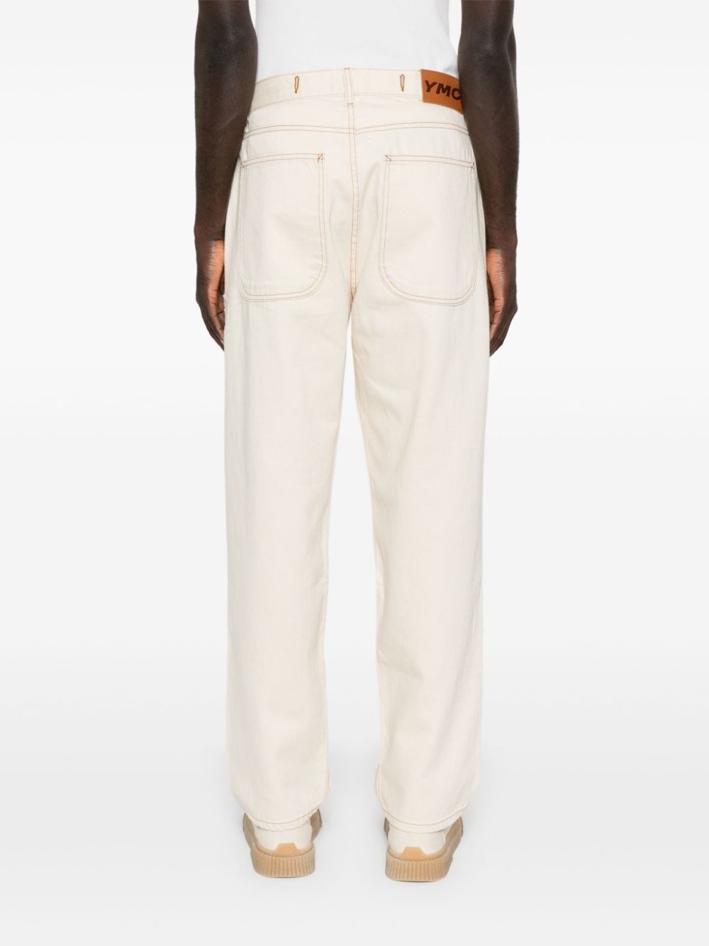 logo-patch jeans - 4