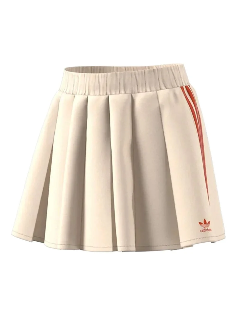 Originals pleated striped mini skirt - 1